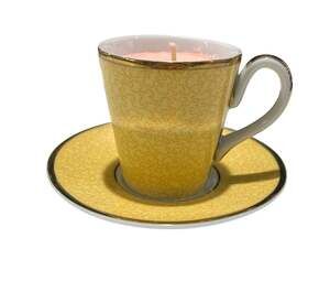 Royal Worcester Celebration Espresso Cup & Saucer Cinnamon & Clove Soy Candle